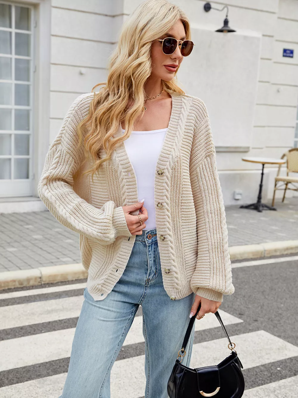 Button Up Long Sleeve Cardigan, image 17