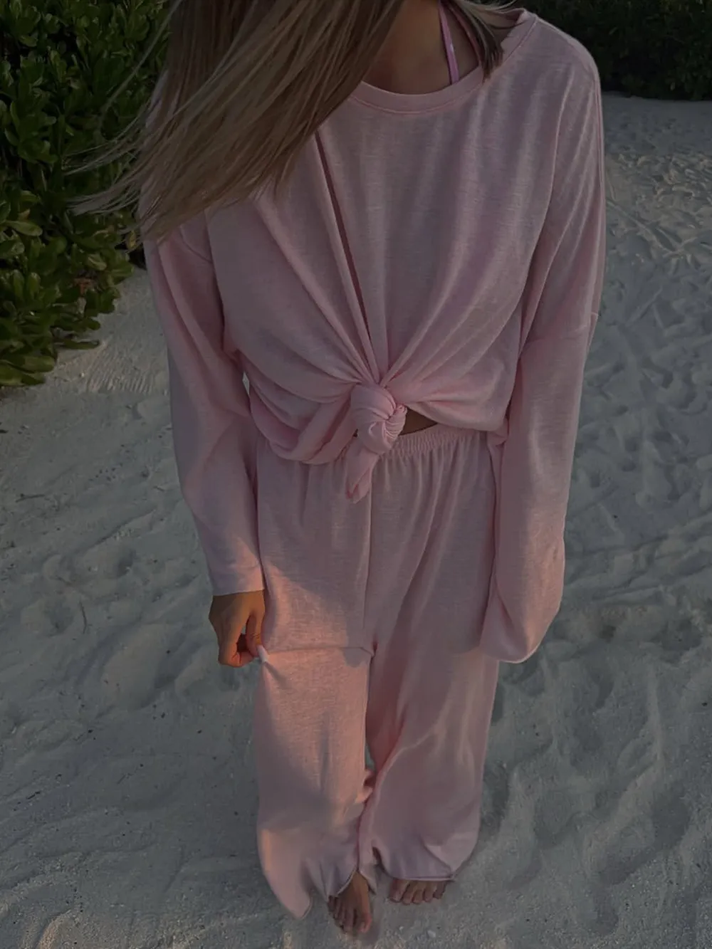 Knotted Long Sleeve T-Shirt, image 15