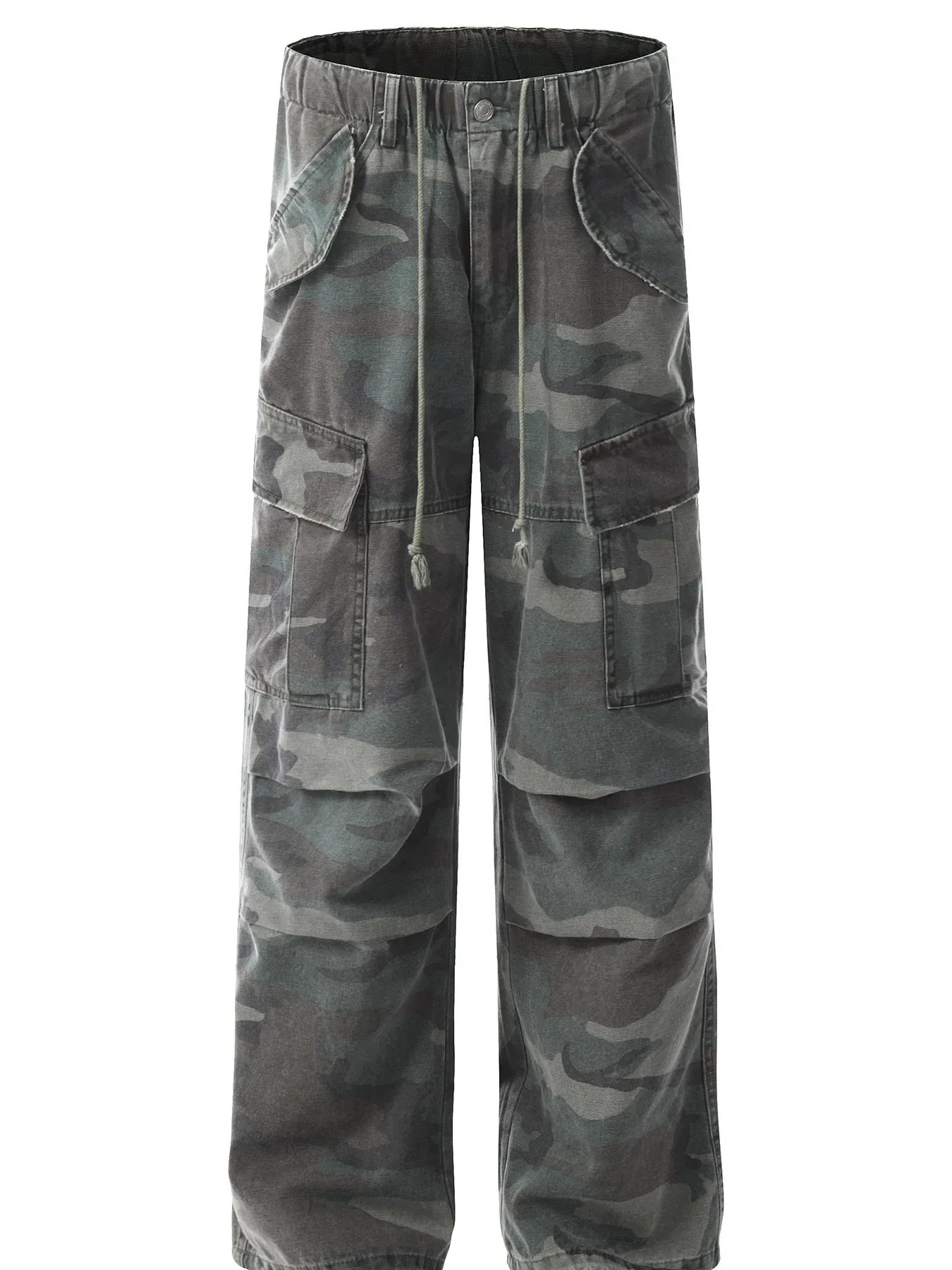Men's Urban Camouflage Multi-Pocket Cargo Pants