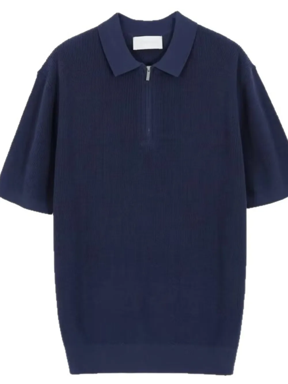 Men's Full Size Zip Collar Short Sleeve Polo Plus SIze, image 9