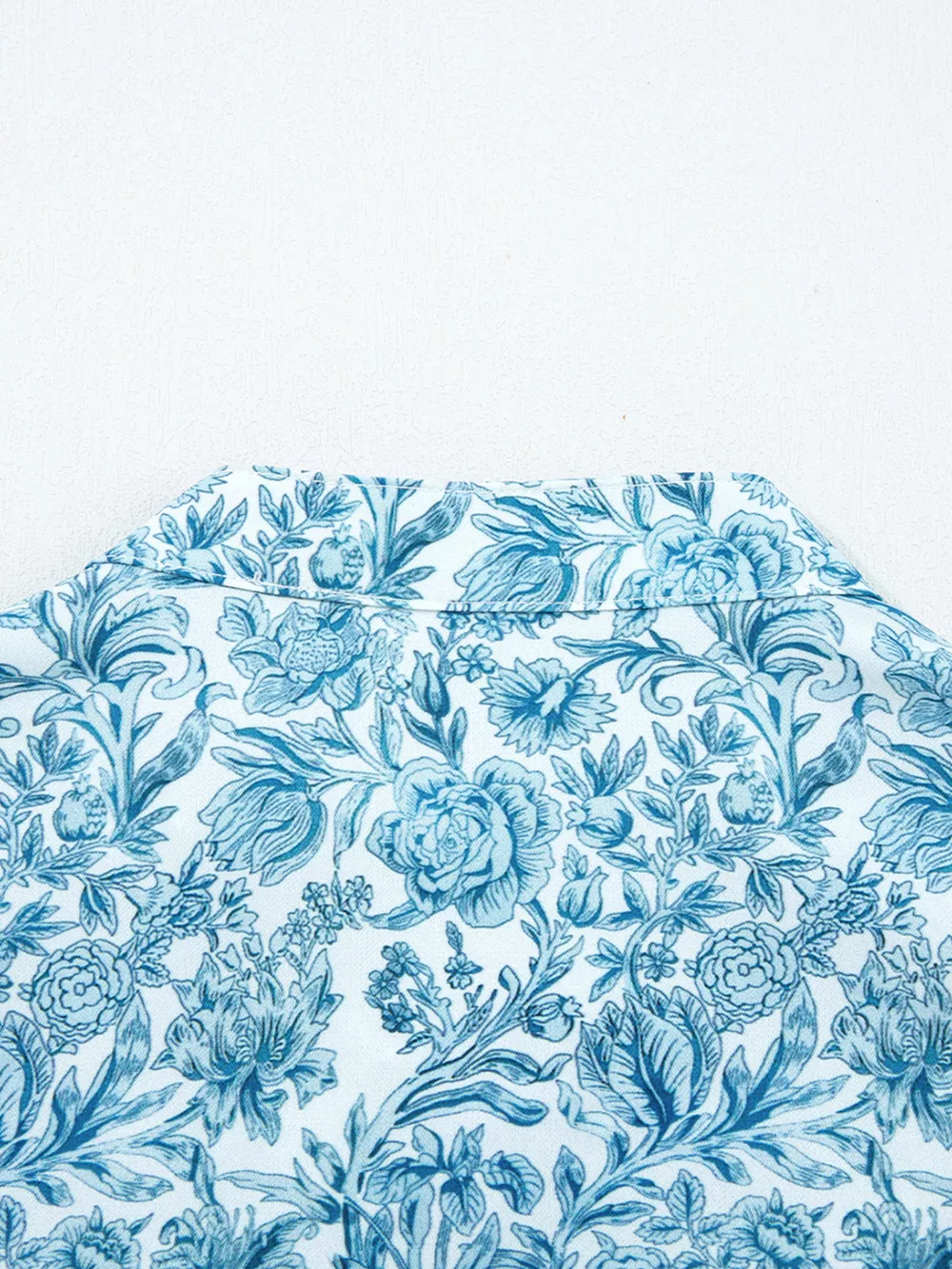 Floral Button Up Puff Sleeve Shirt, image 5