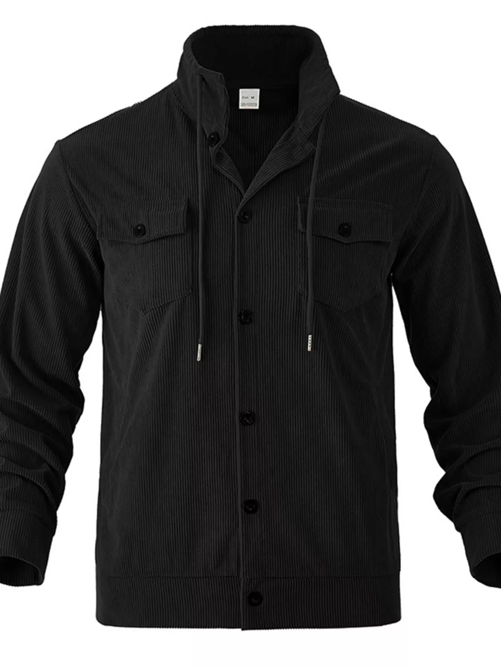 Men's Full Size Corduroy Button Up Casual Jacket Plus Size, image 8