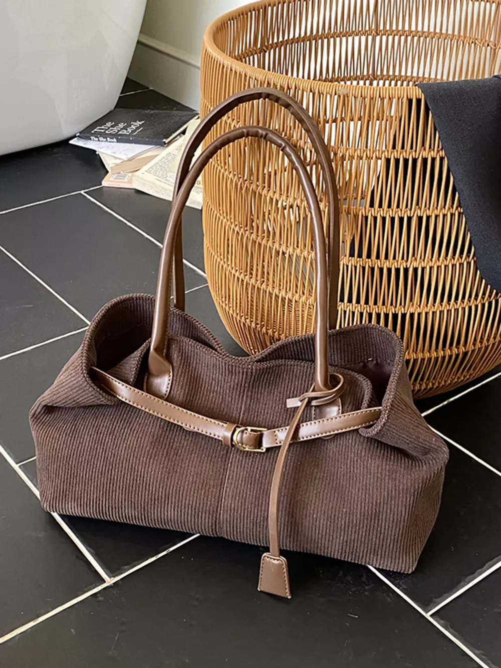 Buckle Decor Shoulder Bag, image 10