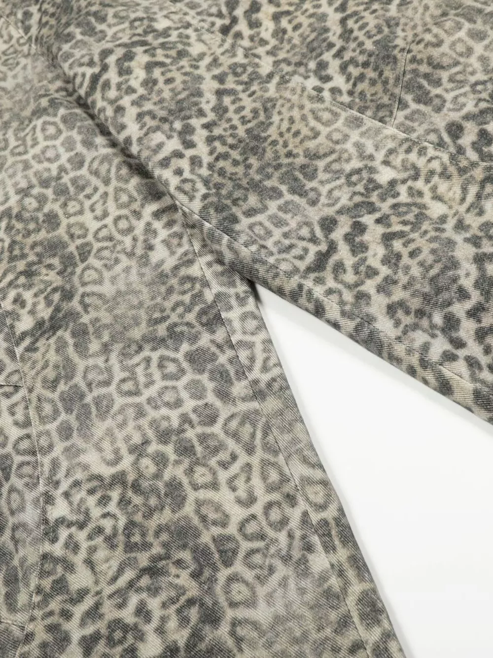 Men's High-Waisted Leopard Print Wide-Leg Barrel Pants, image 7