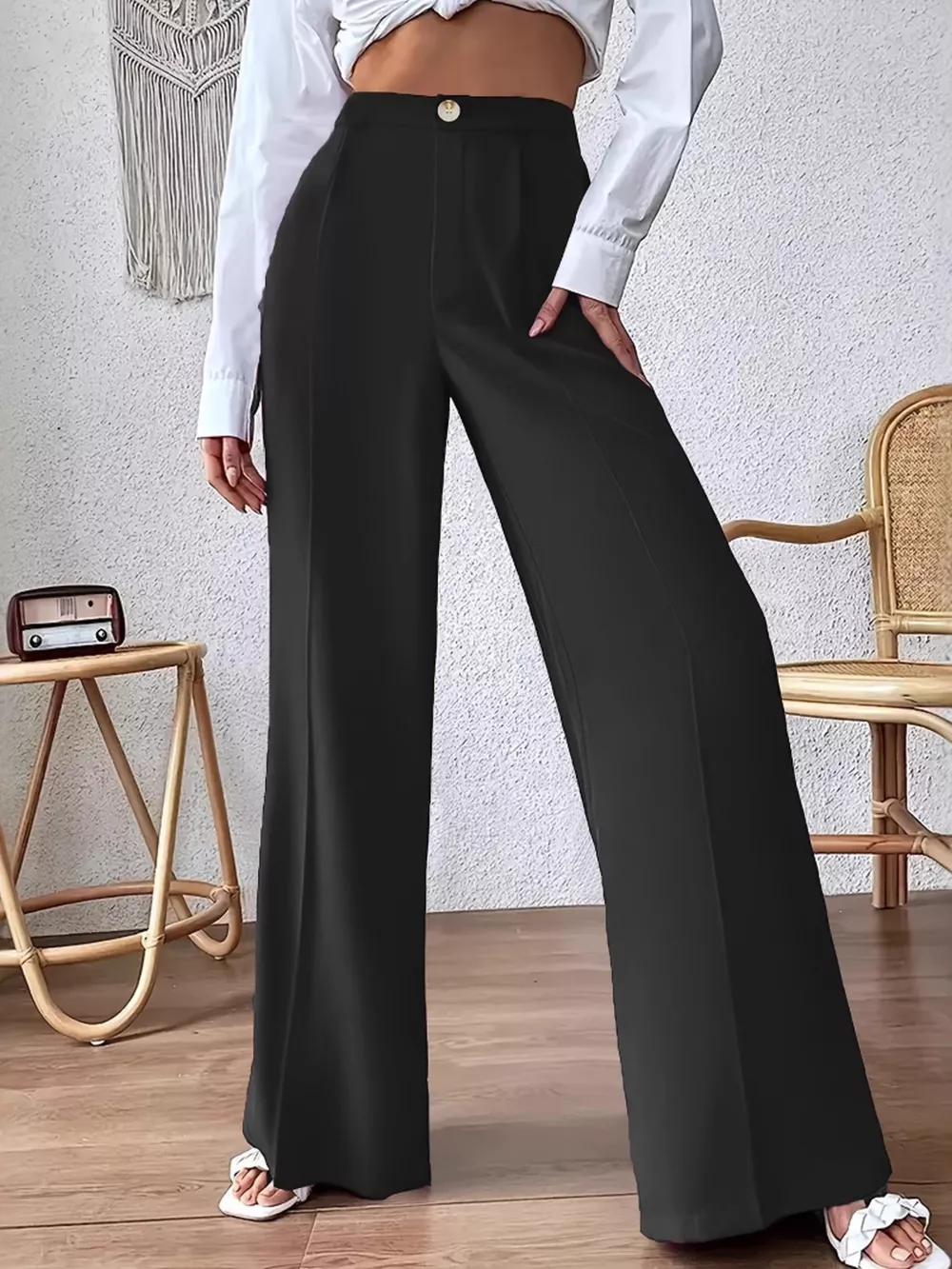 High Waist Wide Leg Pants, image 2