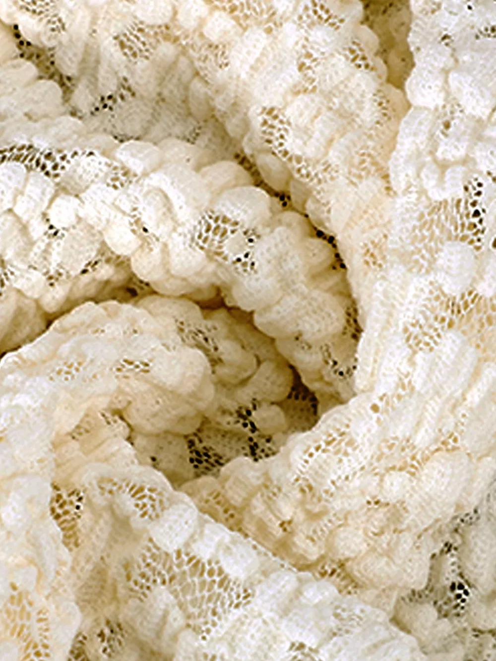 Lace Ruffle Trim Tie-Front Cami, image 2