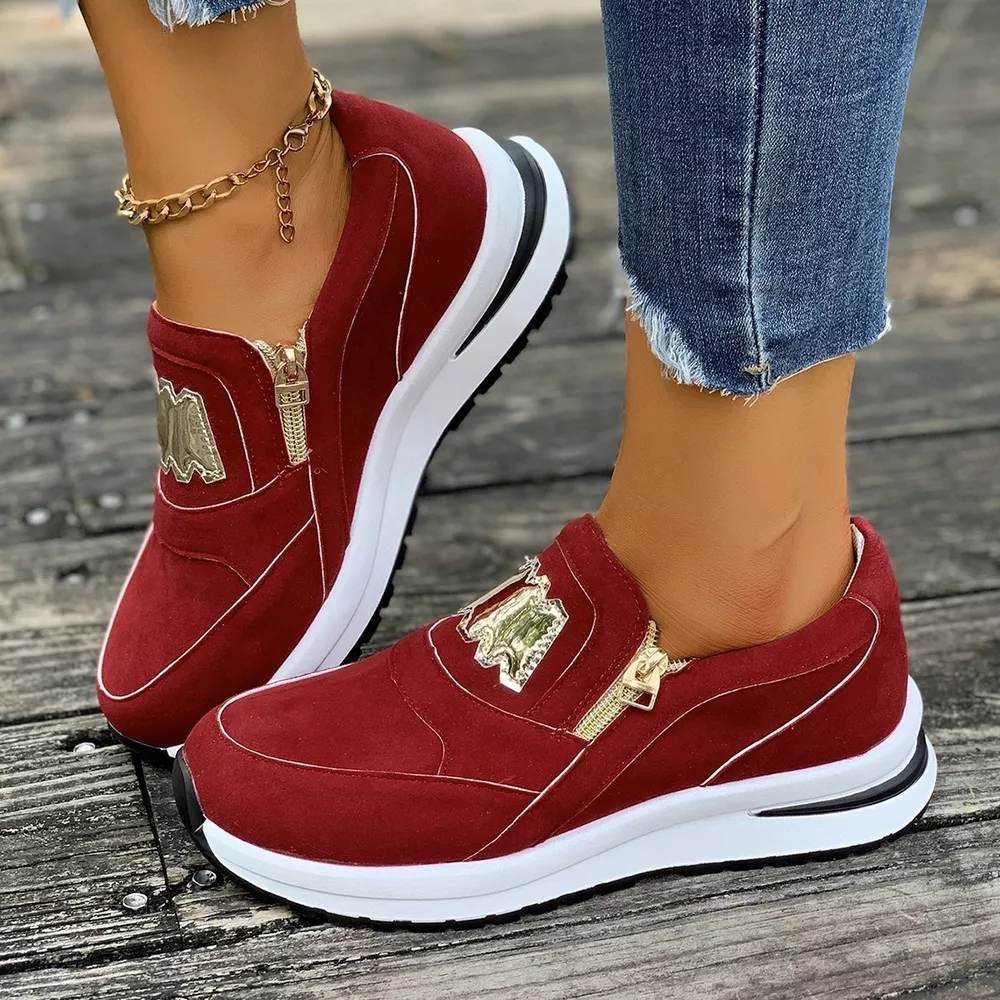 Round Toe Platform Slip-Ons, image 6