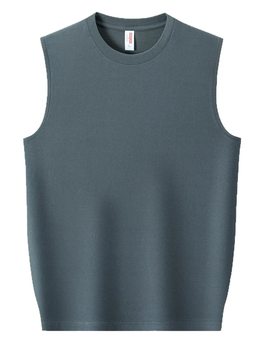 Men's Plus Size Round Neck Tank, image 2