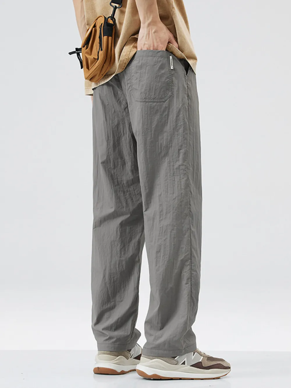 Men's Full Size Lightweight Wide Leg Casual Pants Plus Size, image 3
