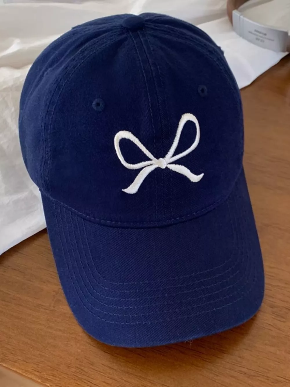 Embroidered Bow Baseball Cap, image 11