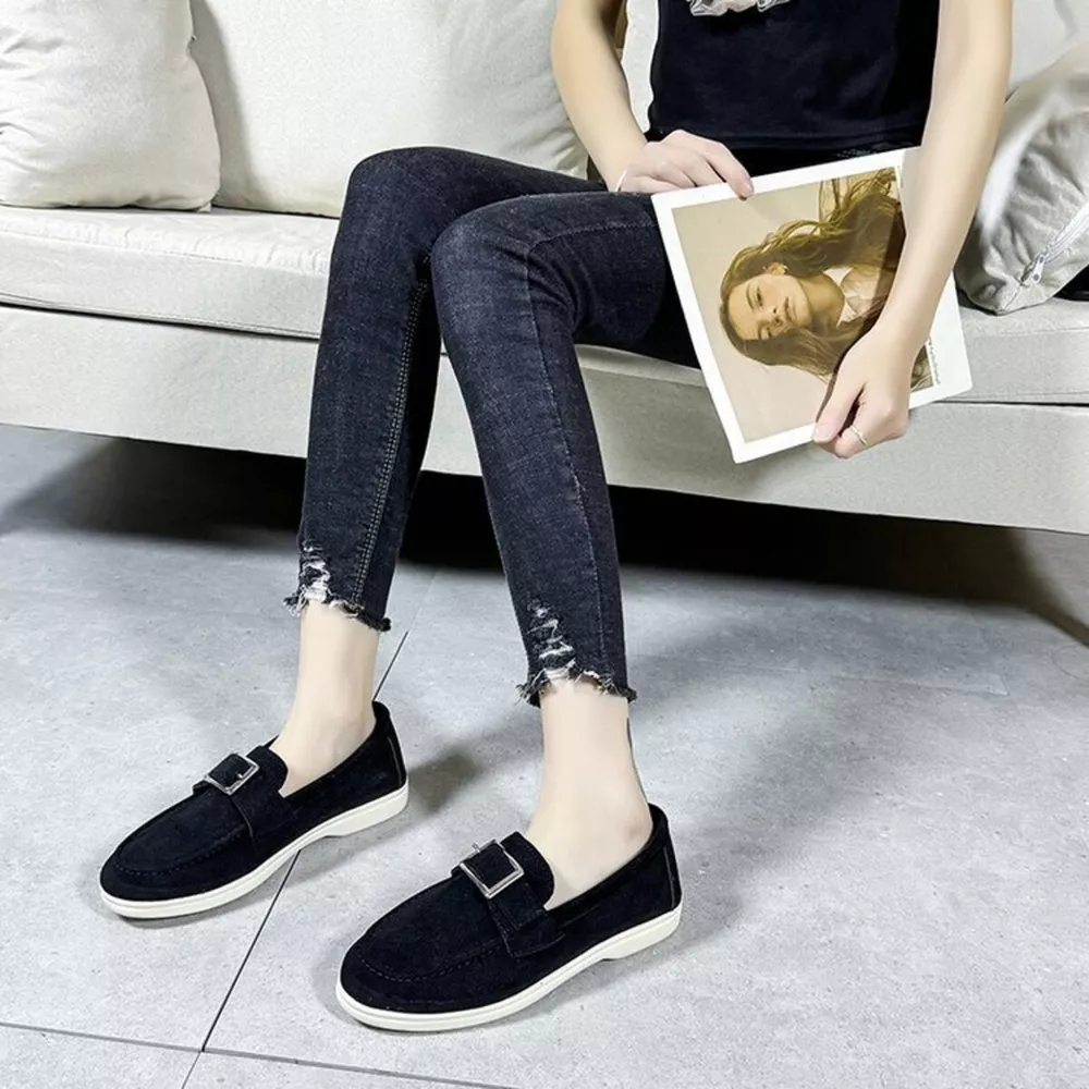 Round Toe Flats Slip-Ons, image 2