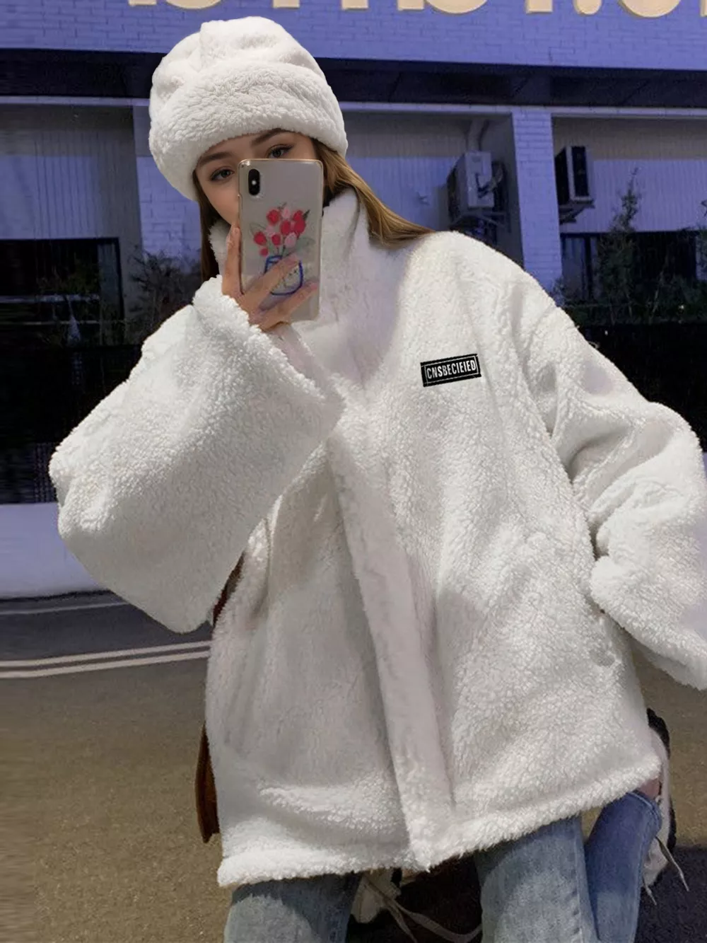 Sherpa Fleece Zip Up Outerwear, image 2
