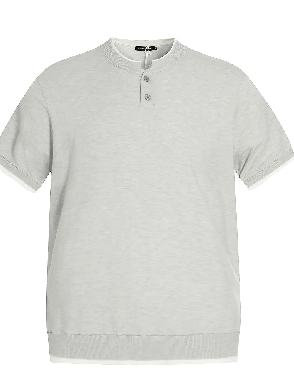 Men's Classic Henley Short Sleeve T-Shirt, image 3