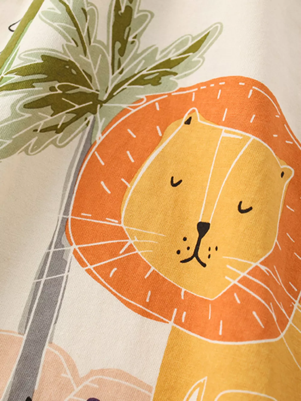 Children's Cartoon Animal Graphic Short Sleeve T-Shirt, image 2