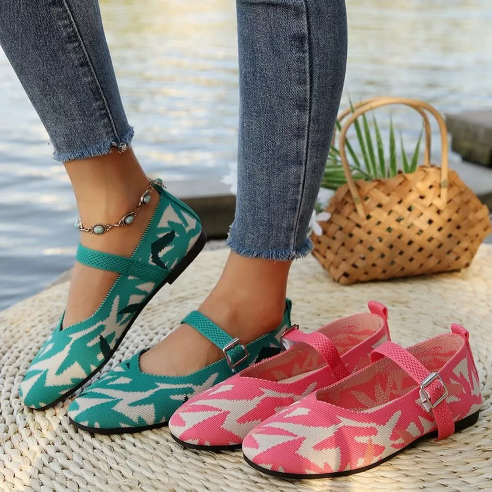 Round Toe Mesh Slip-Ons, image 6