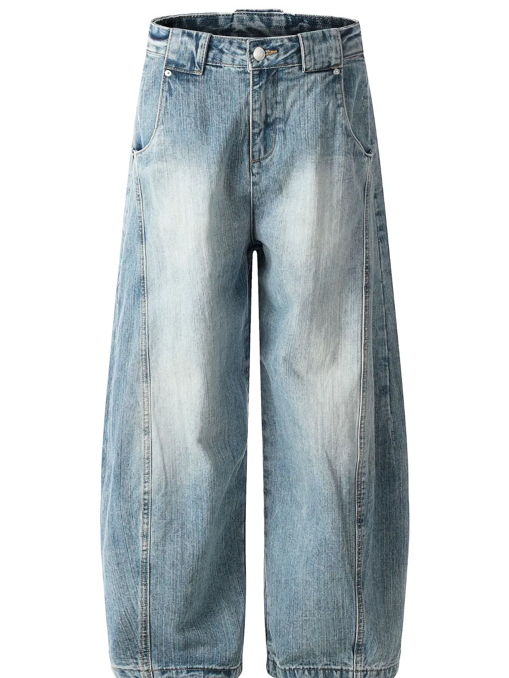 Men's Wide Leg Baggy Jeans