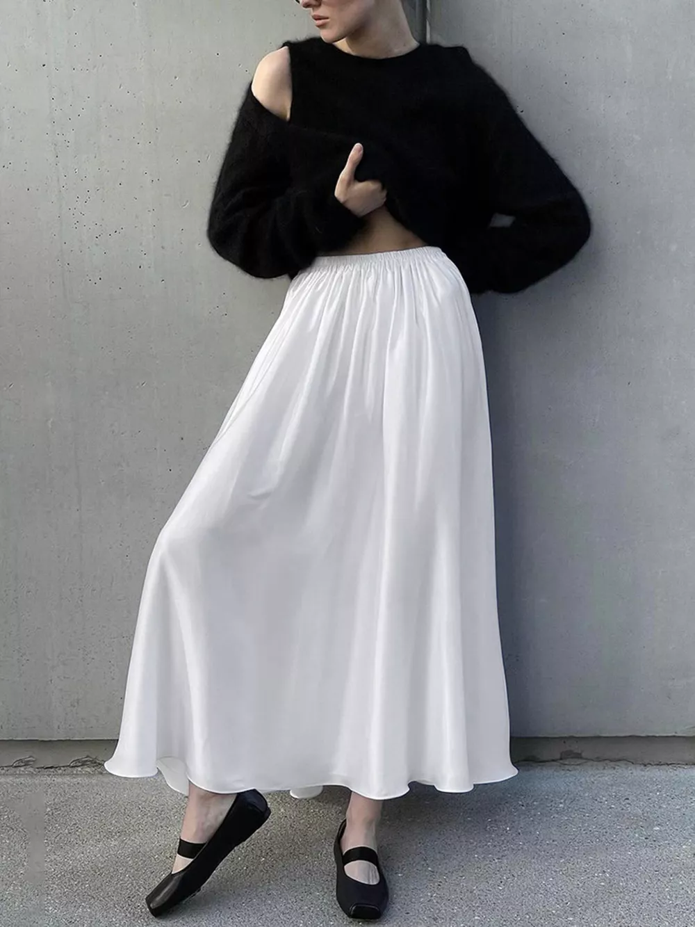 Elastic Waist Skirt, image 3