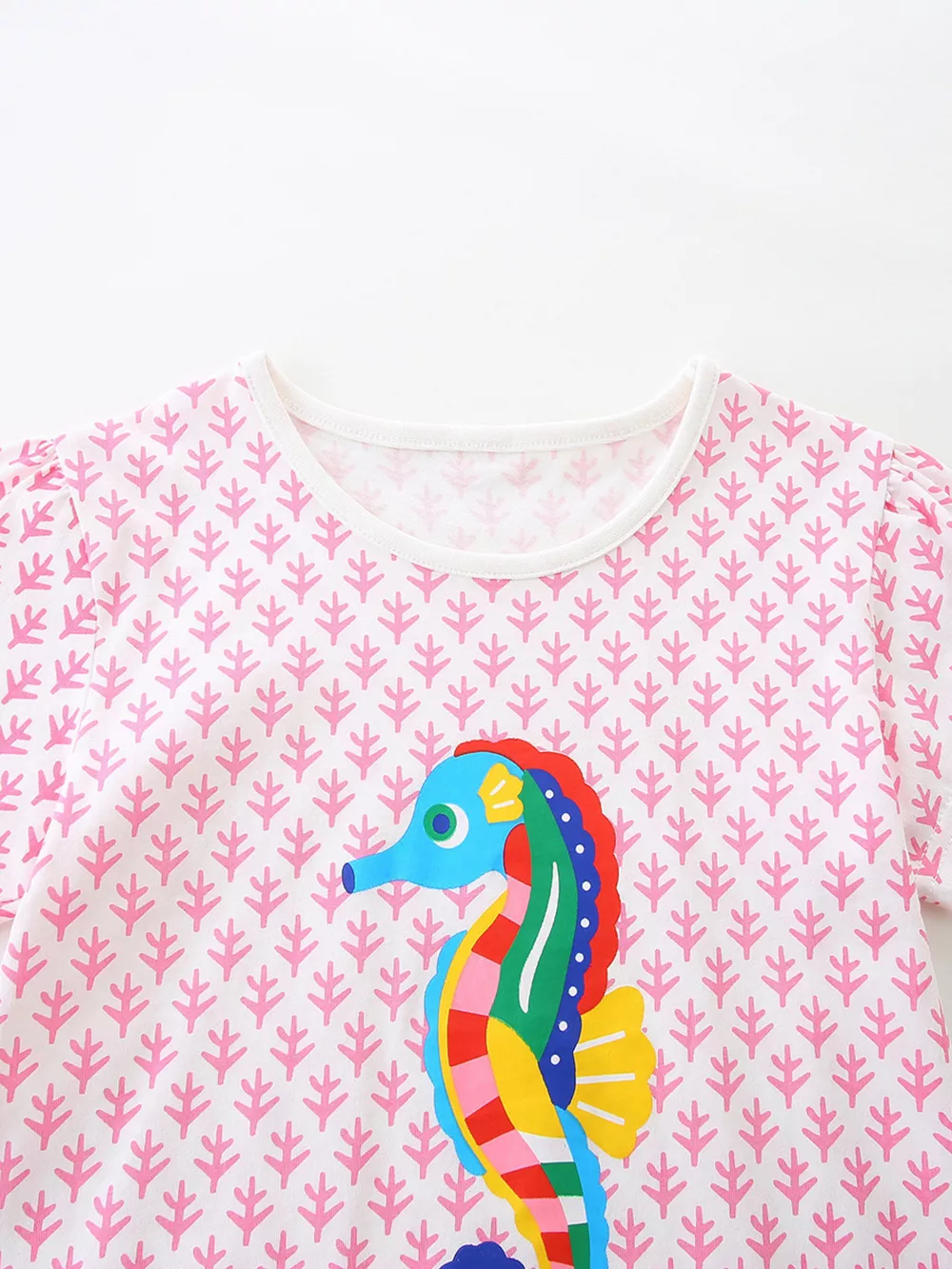 Children's Seahorse Print Short Sleeve T-Shirt, image 3