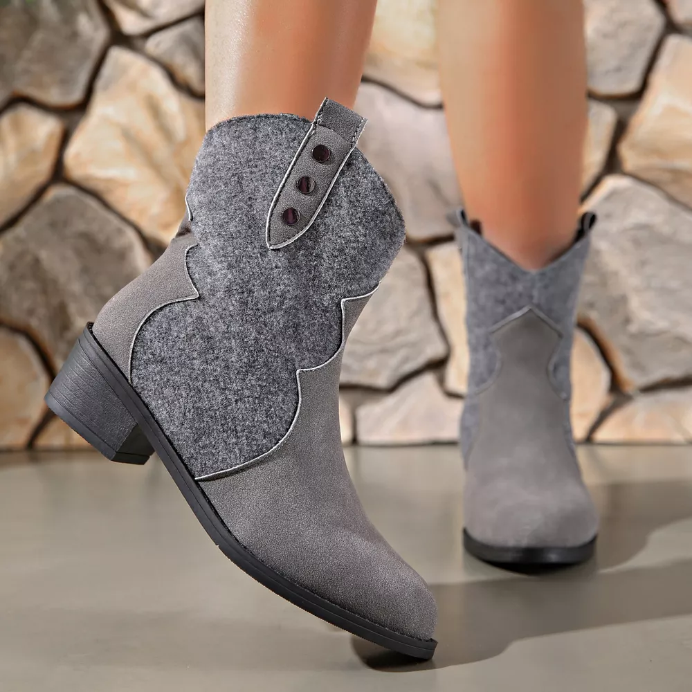 Point Toe Block Heels Boots, image 4