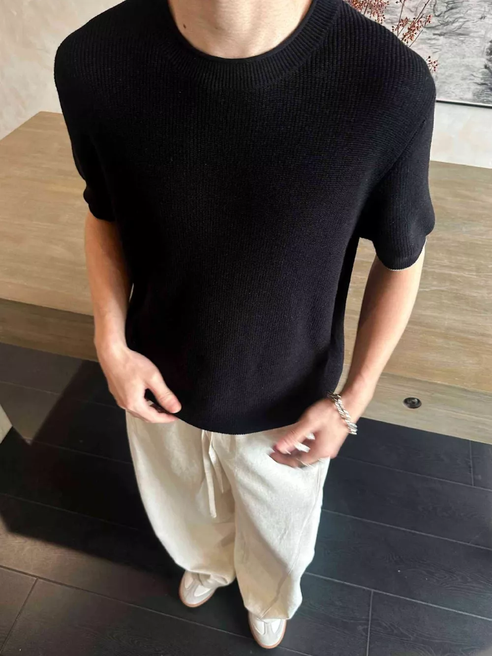 Men's Lightweight Knit Short Sleeve Knit Top, image 4