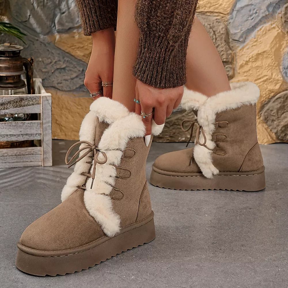 Round Toe Platform Boots, image 9