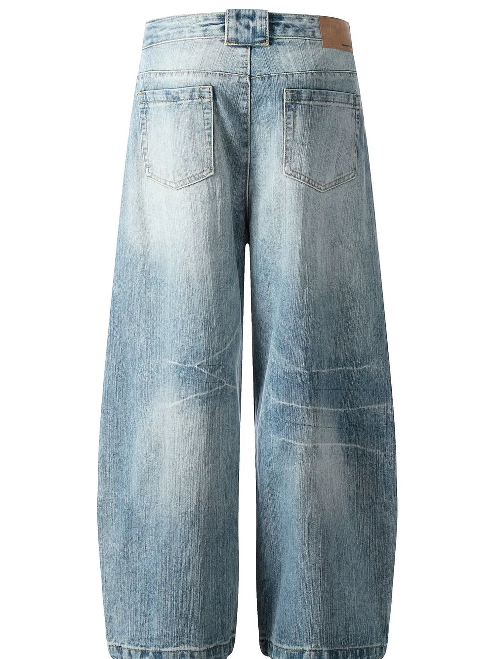 Men's Wide Leg Baggy Jeans, image 3