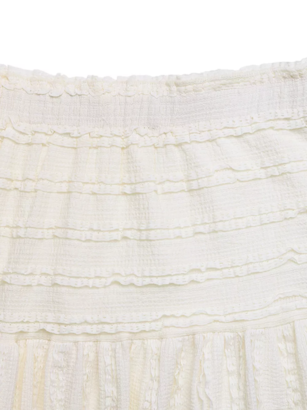 Textured A-Line Midi Skirt, image 3