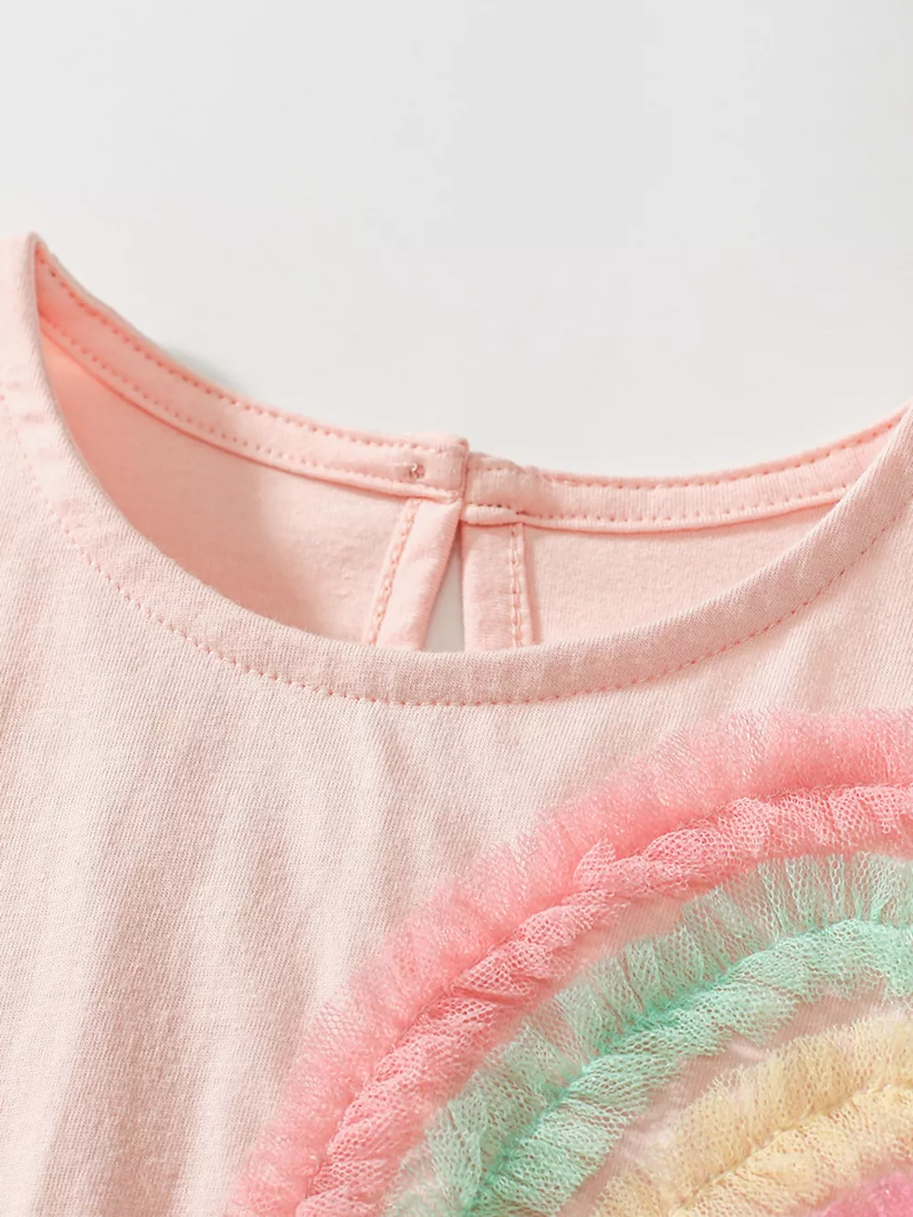 Children's Rainbow Applique Tulle Dress, image 2