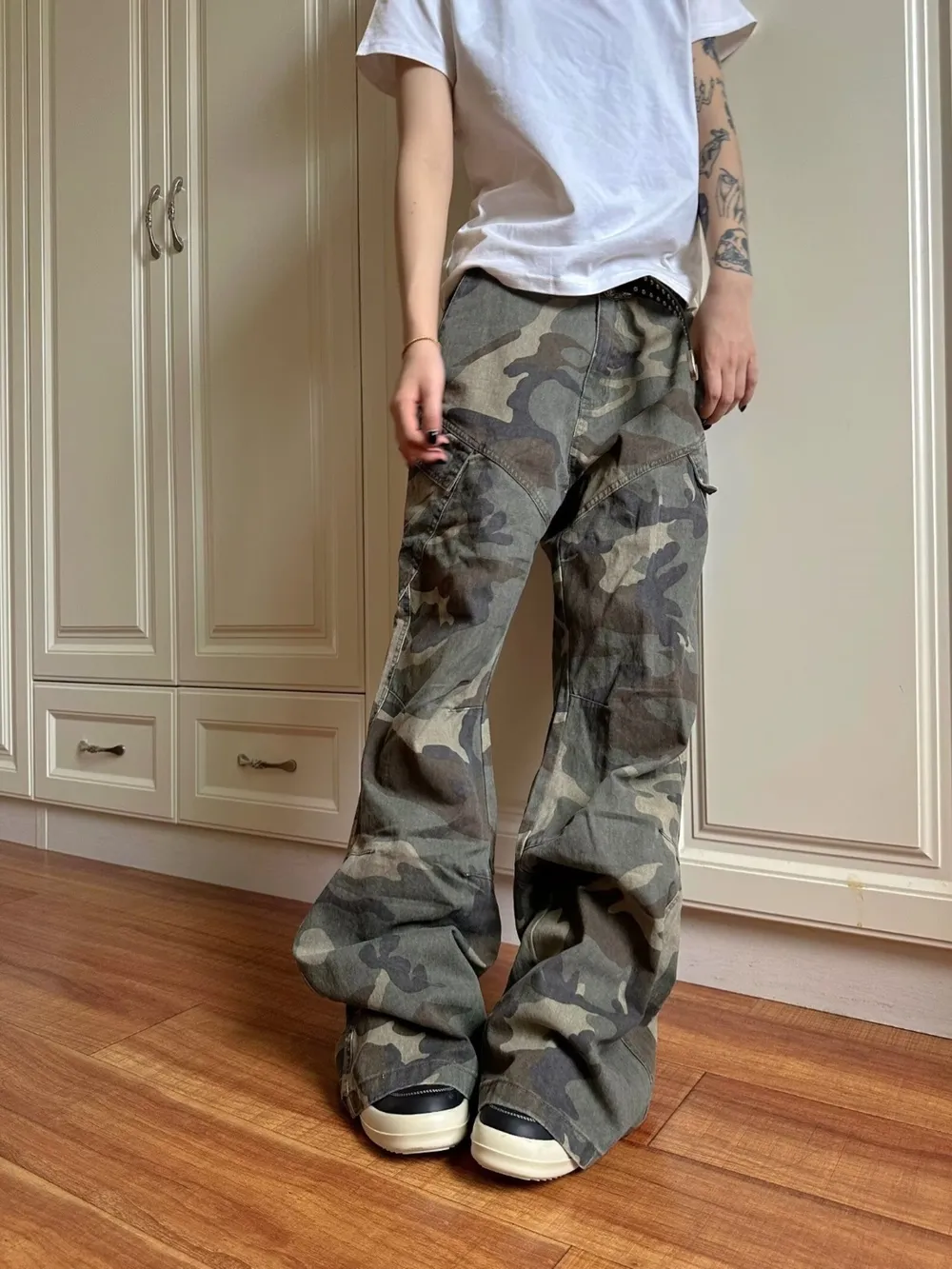 Men's Full Size Camouflage Cargo Jeans Plus Size, image 5