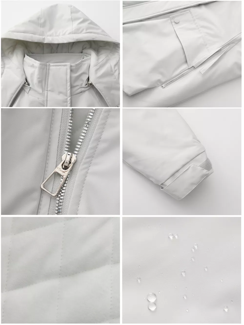 Full Size Zip Up Hooded Parka Outerwear Plus Size, image 27