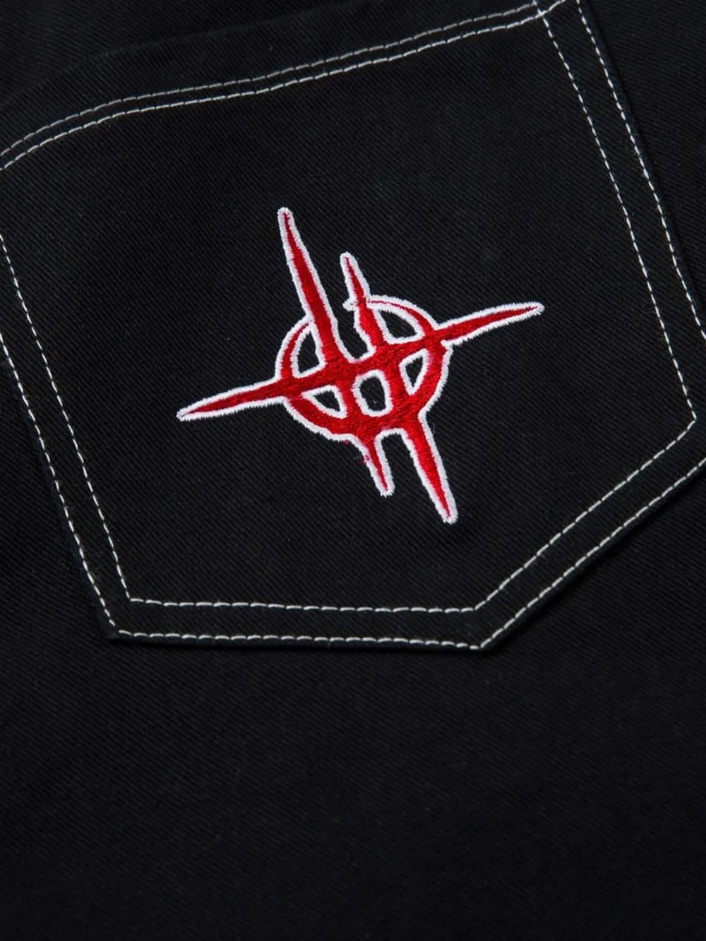 Men's Lightning Pattern Wide leg Jeans, image 6