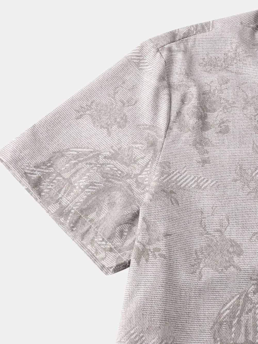 Men's Vintage Print Short Sleeve Casual Shirt, image 4