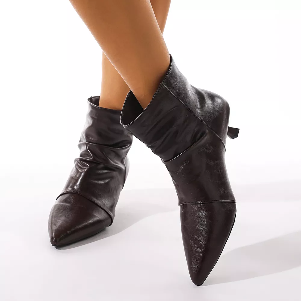 Point Toe Kitten Heels Boots, image 10