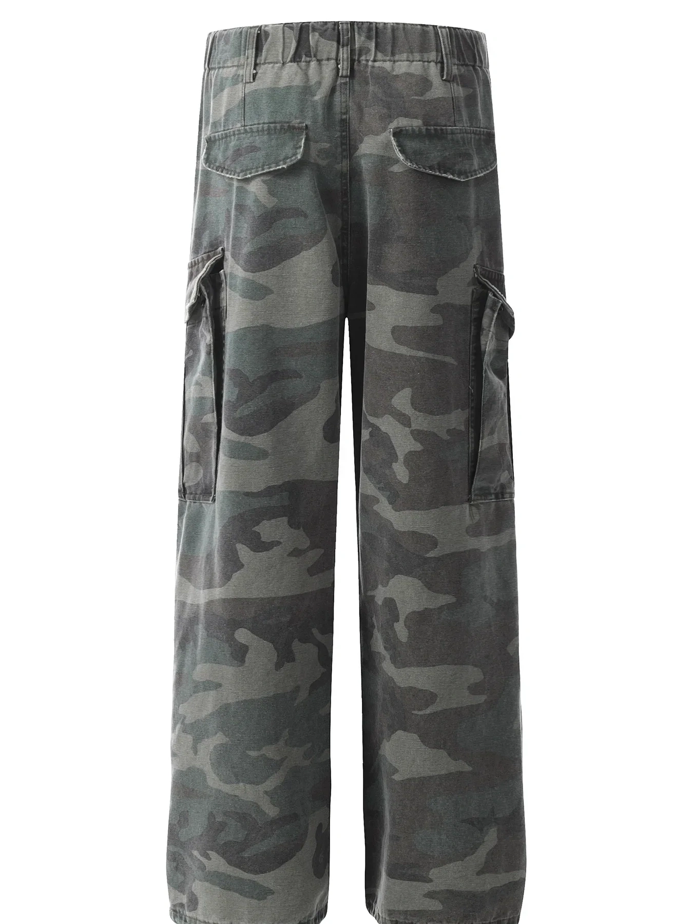 Men's Urban Camouflage Multi-Pocket Cargo Pants, image 2