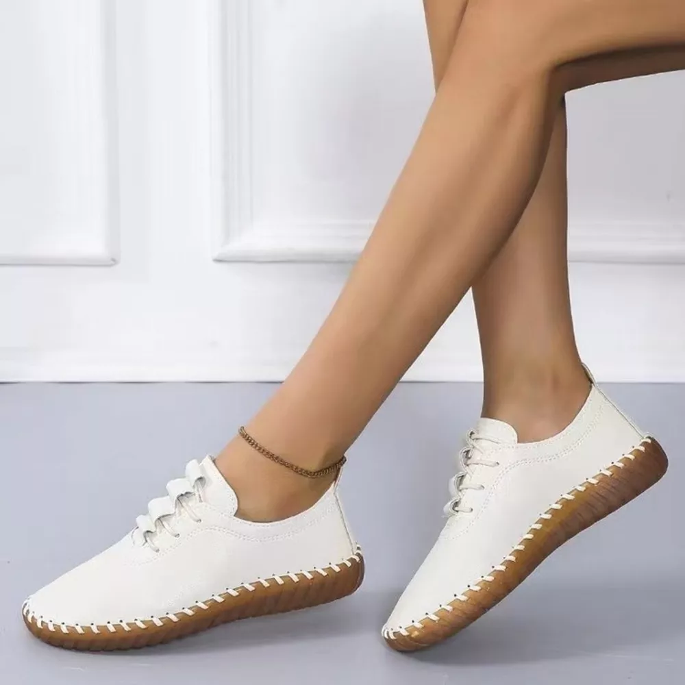 Round Toe Lace Up Sneakers, image 4