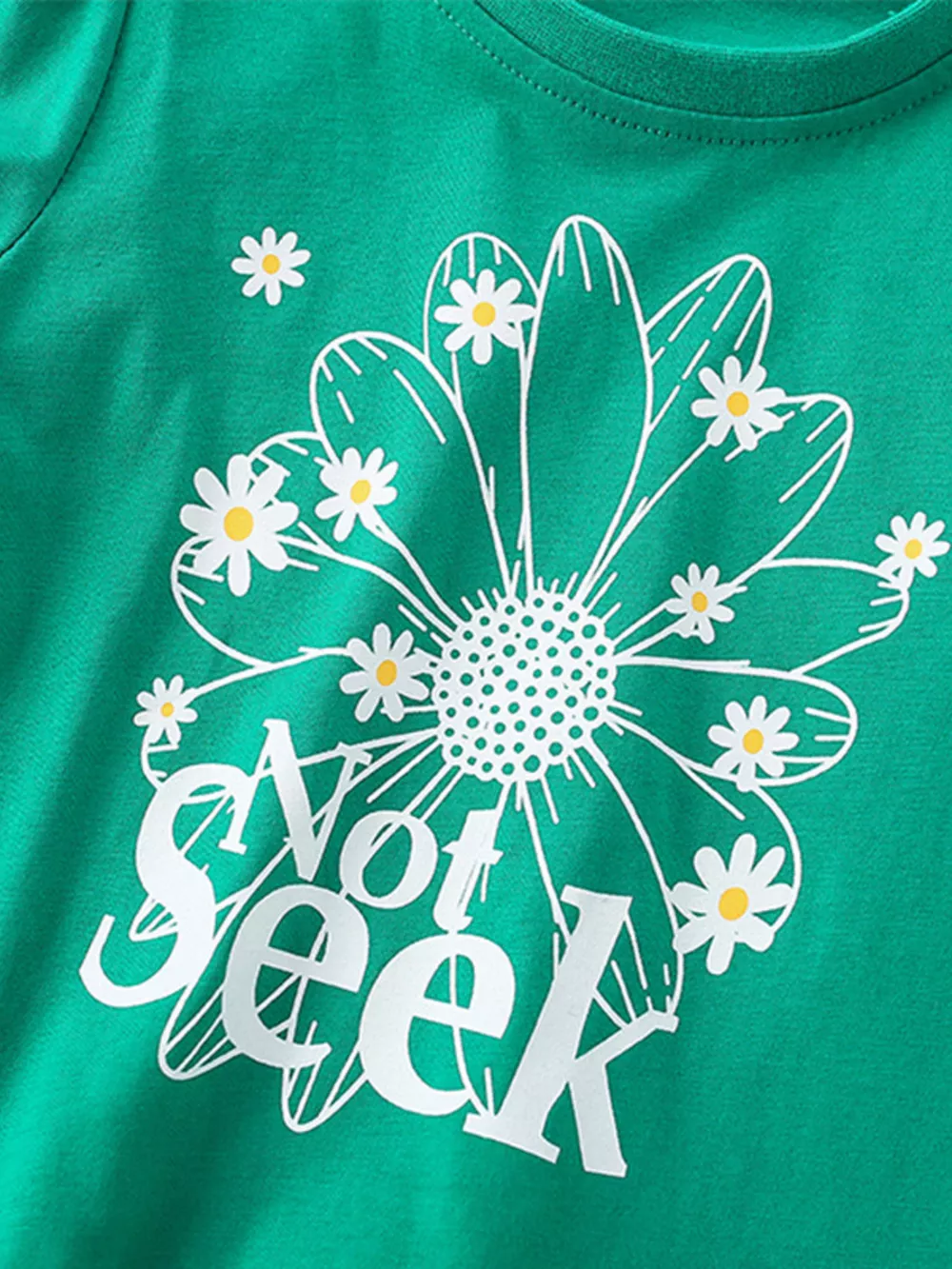 Children's Daisy Ruffle Hem Short Sleeve T-Shirt, image 2
