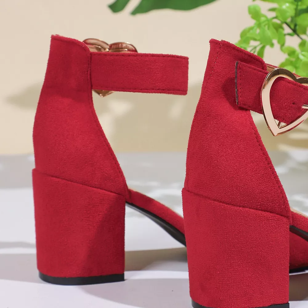 Open Toe Block Heels Sandals, image 5
