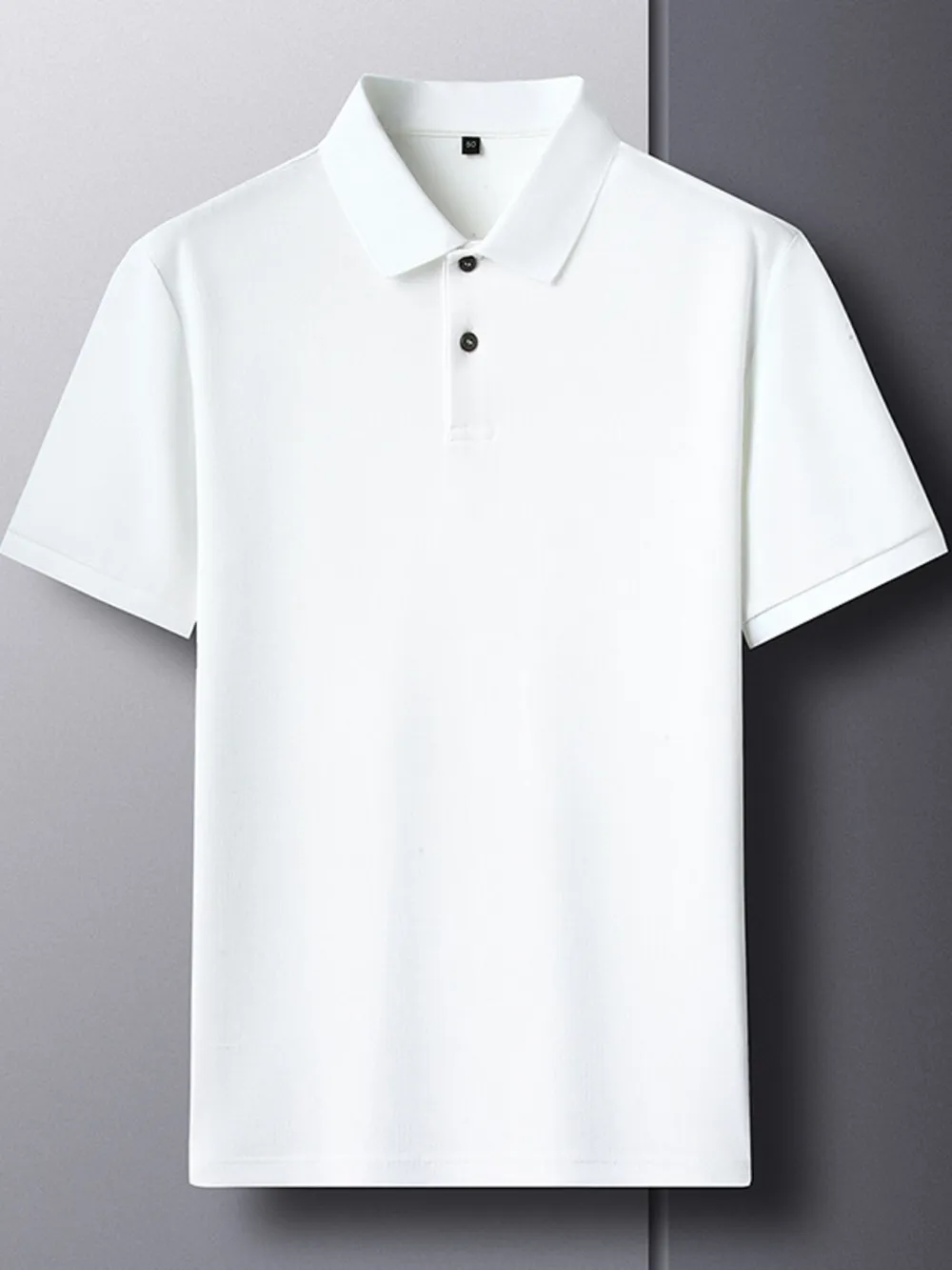 Men's Plus Size Button Detail Short Sleeve Polo, image 13