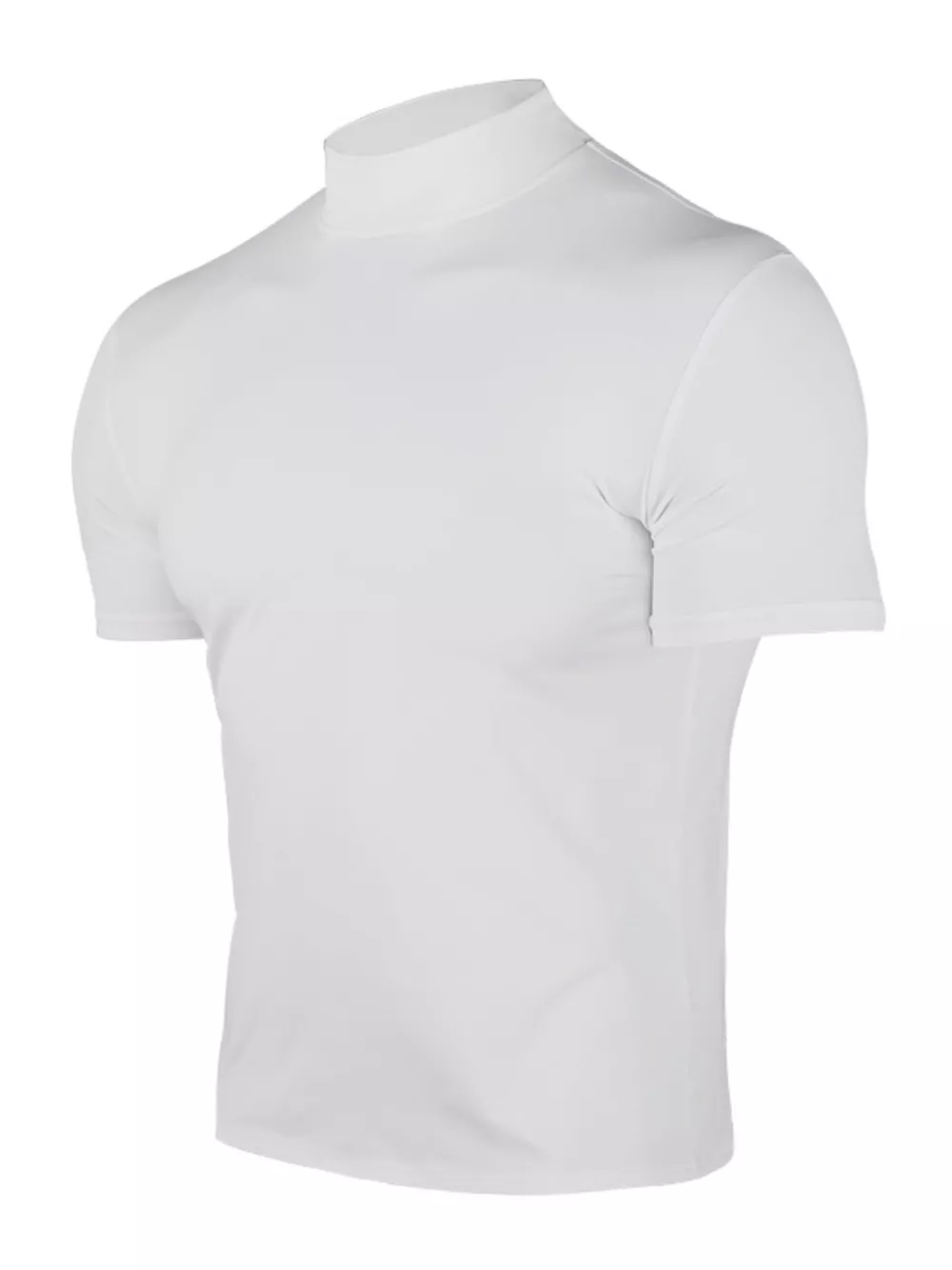Men's Full Size Short Sleeve Turtleneck T-Shirt Plus Size, image 8