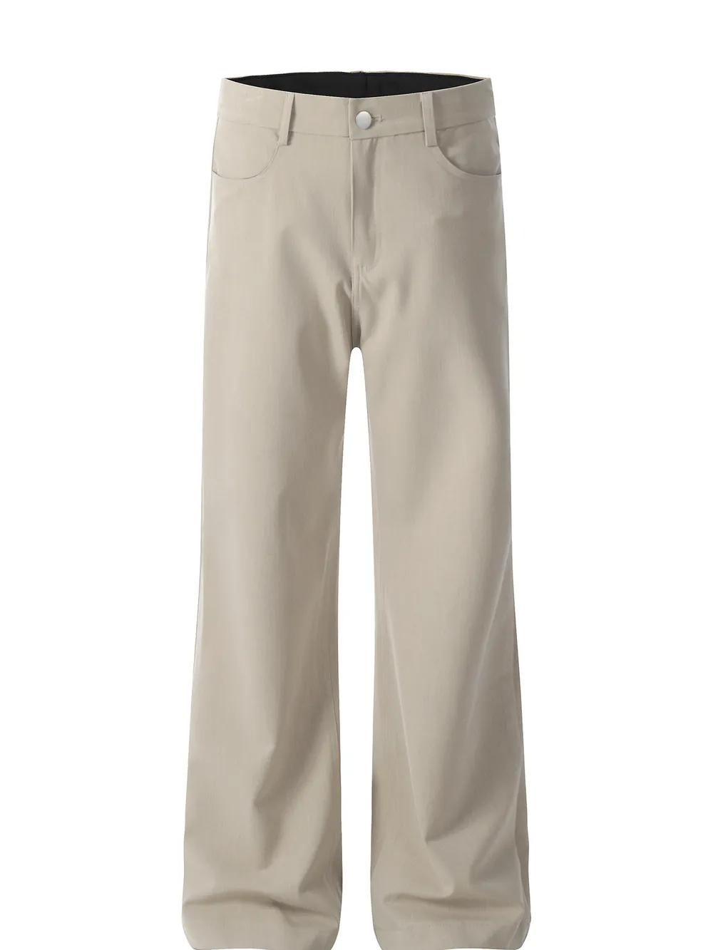 Men's High Waist Slim Bootcut Pants