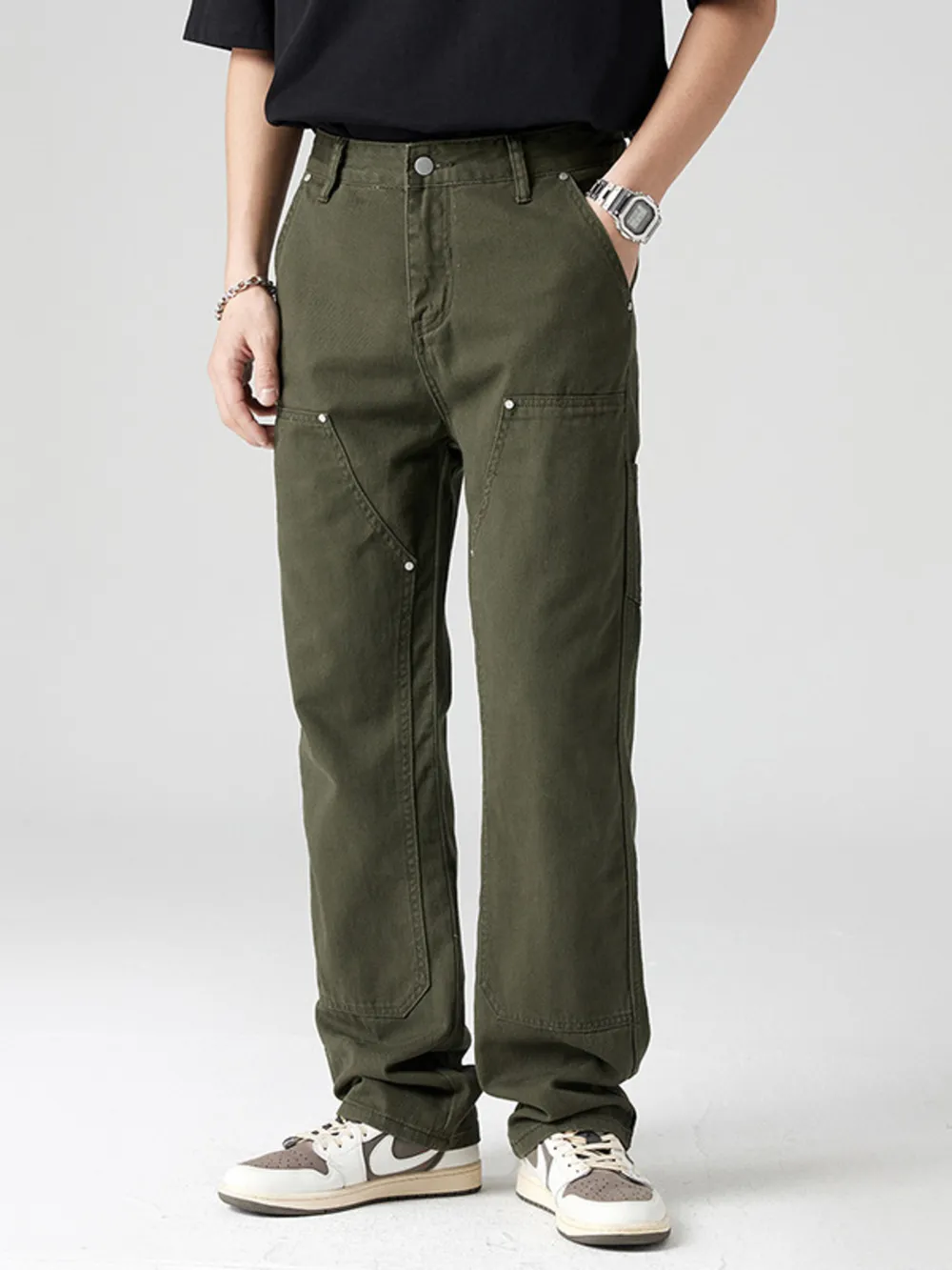 Men's Wide-Leg Relaxed Fit Jeans, image 15