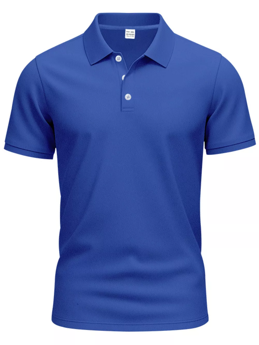 Men's Full Size Button Detail Short Sleeve Polo Plus Size, image 4