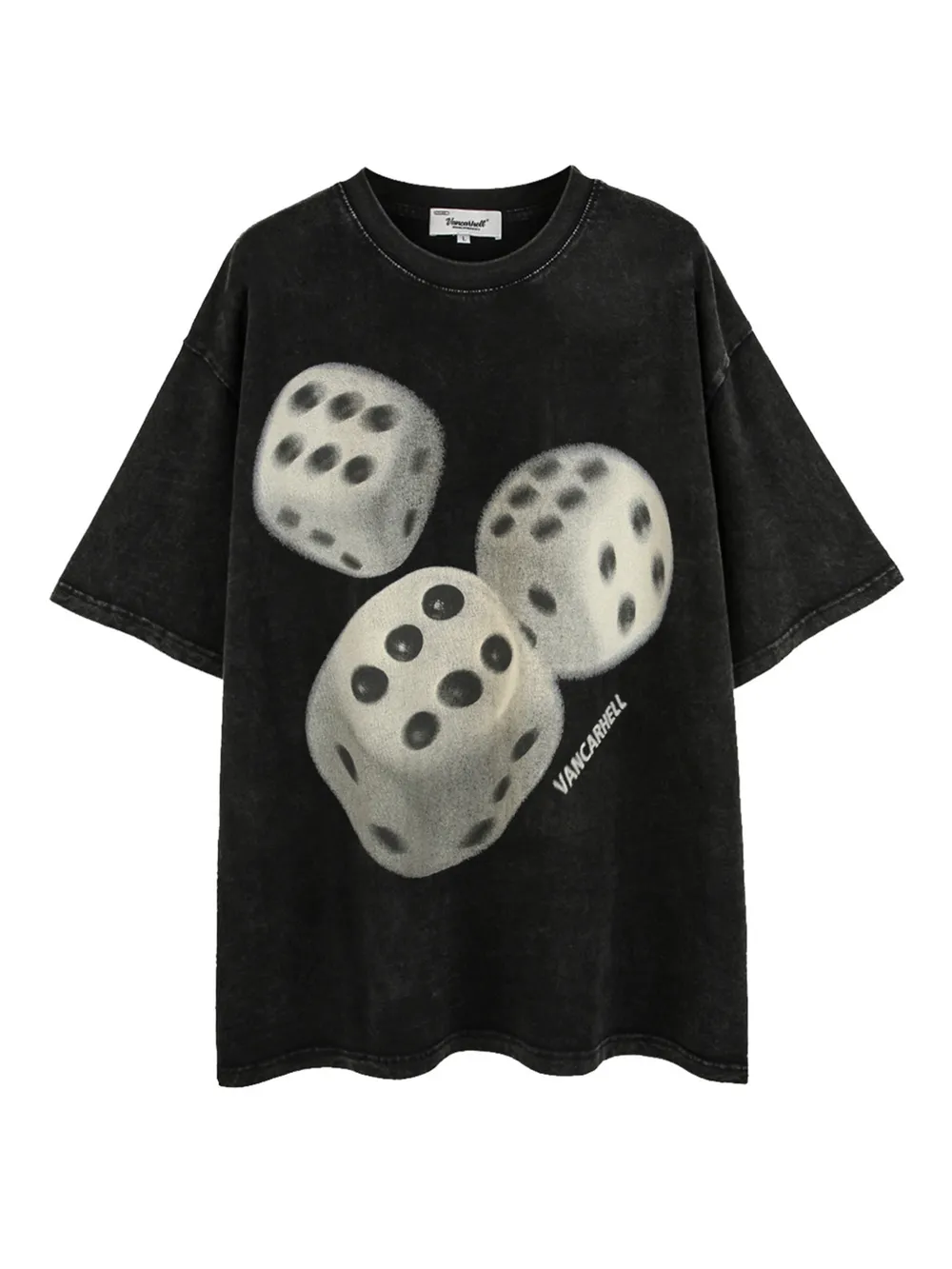Men's Oversized Graphic Round Neck T-Shirt