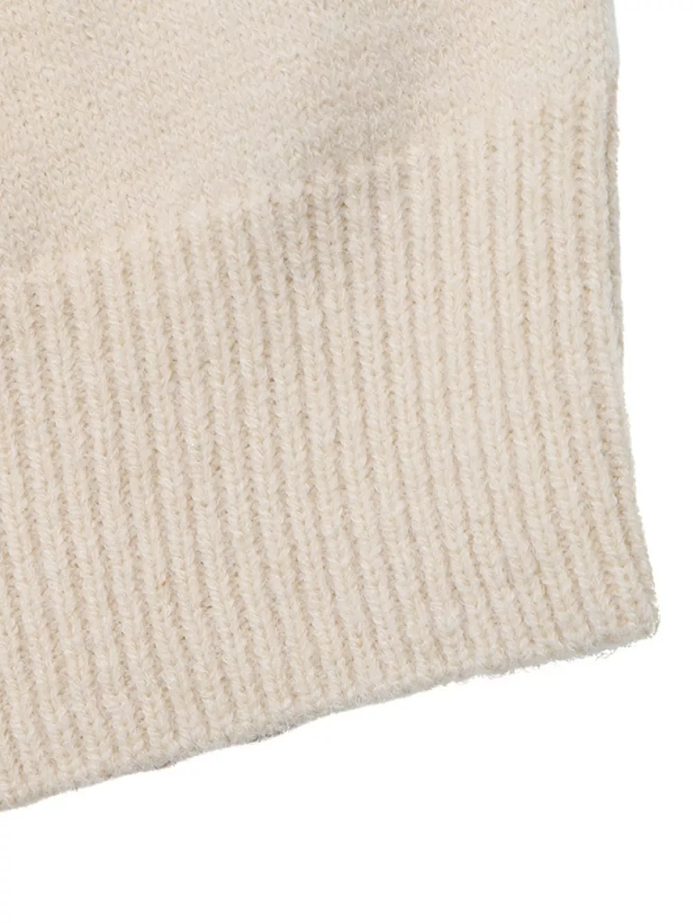 Elegant Lace Trim Round Neck Sweater, image 9