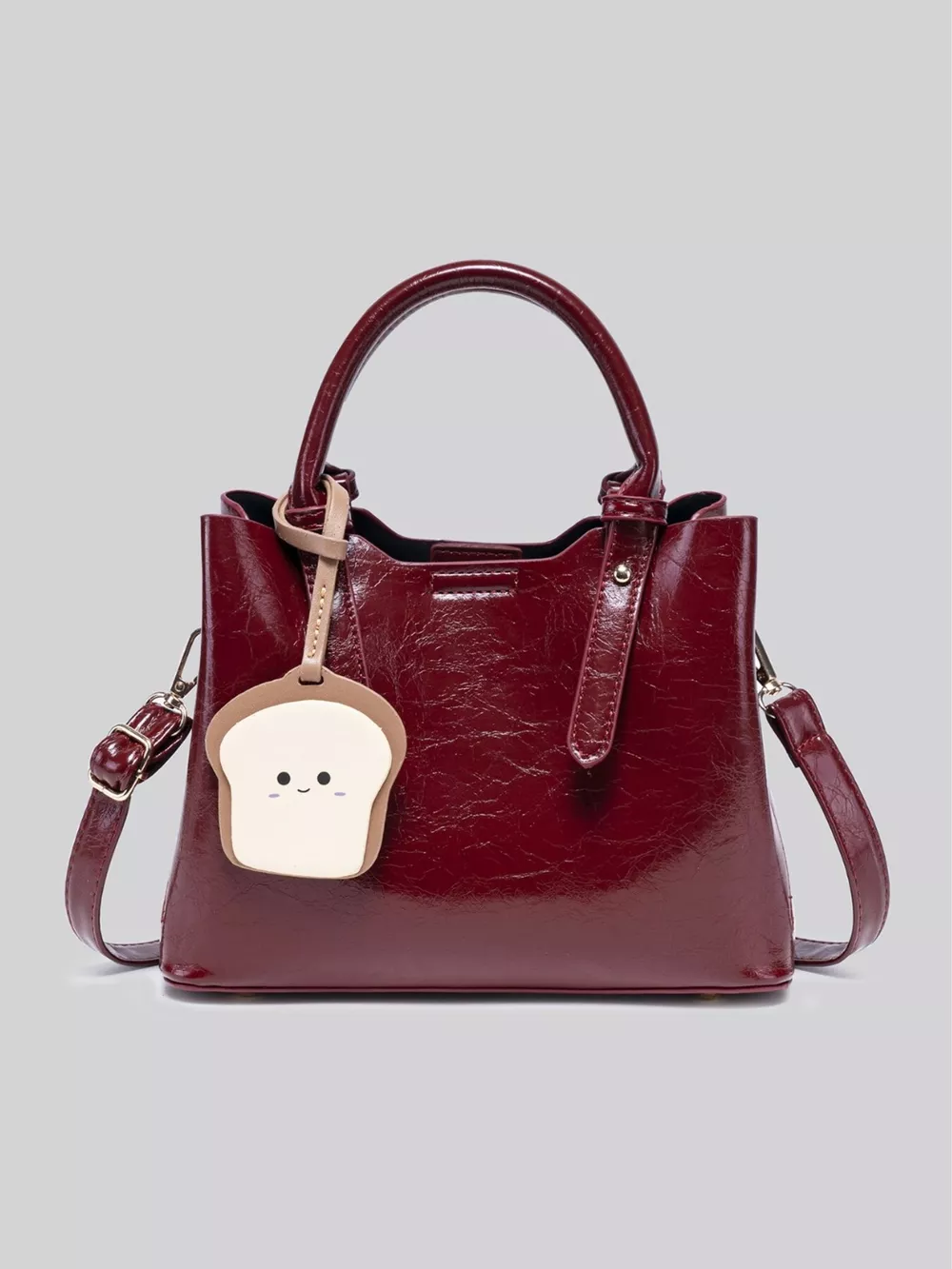 Top Handle Texture Handbag, image 5