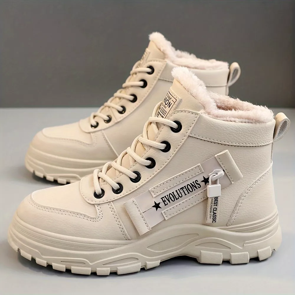 Lace Up Warm Ankle Boots, image 9
