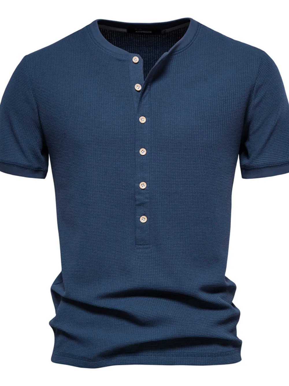 Men's Button Detail Short Sleeve T-Shirt, image 11