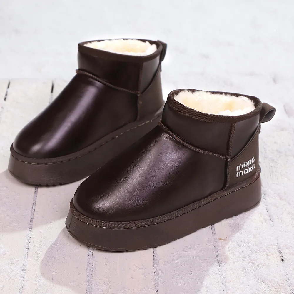 Faux-Fur Platform Ankle Boots, image 7