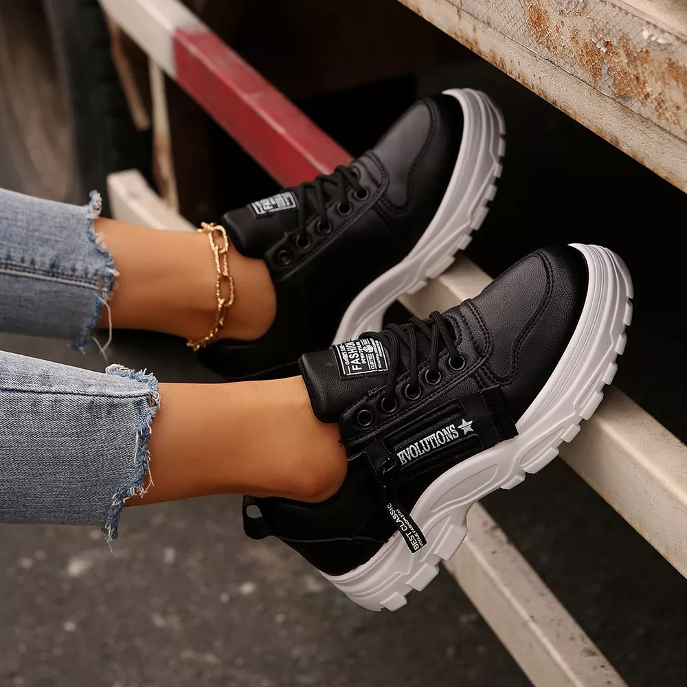 Lace Up Round Toe Athletic, image 7