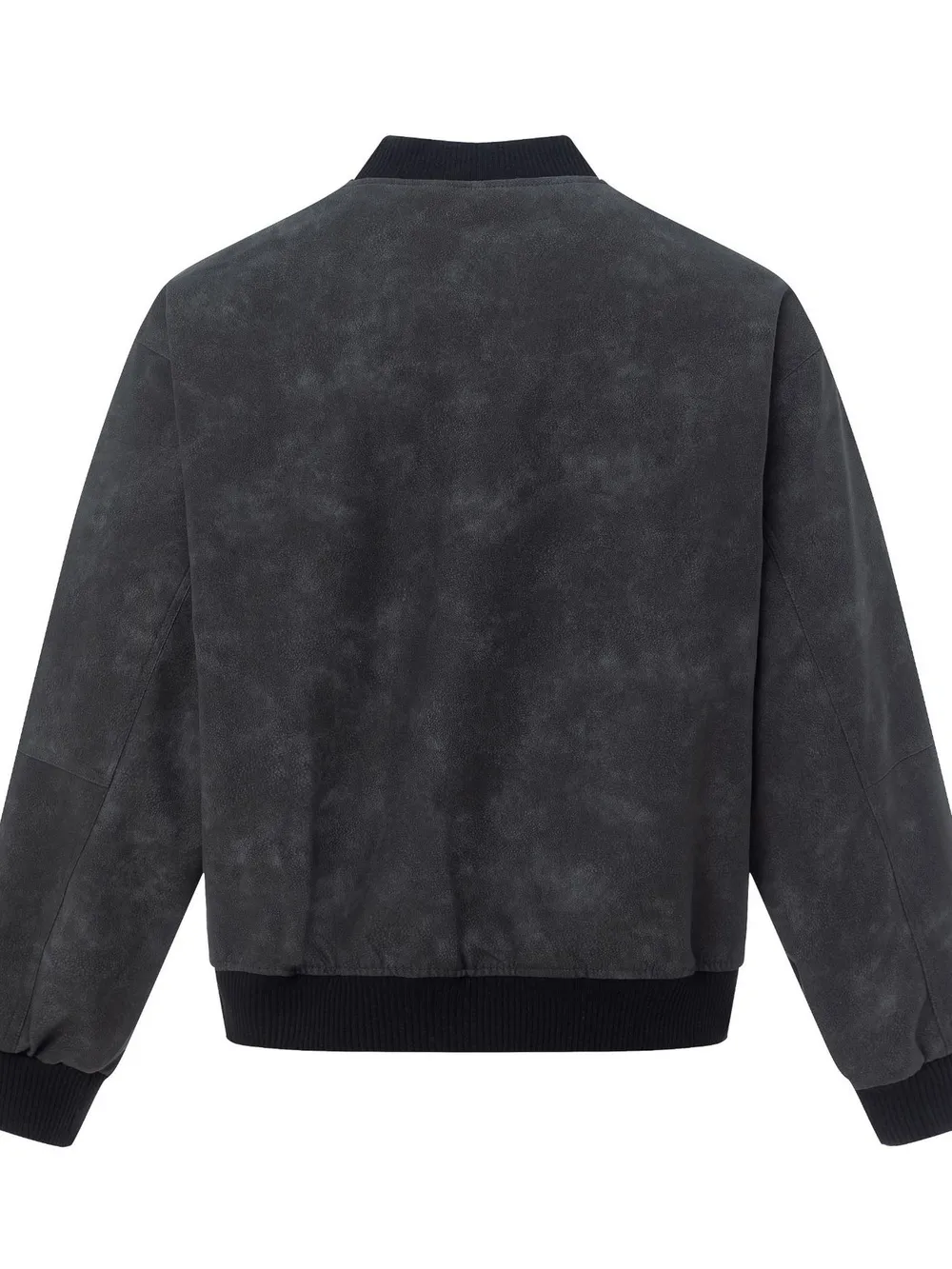 Men's Zip Up Letter Graphic Bomber Jacket, image 2